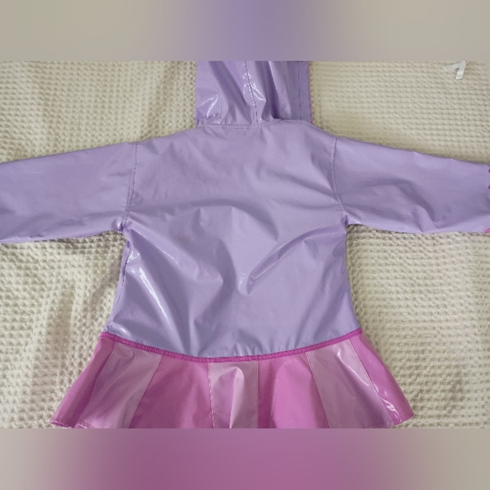 Kidorable Purple and Pink Ballerina Raincoat - Picture 10 of 10